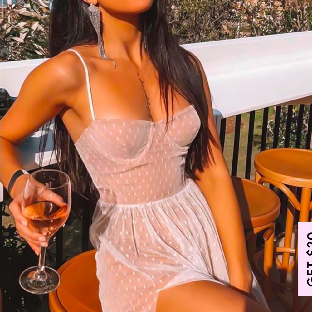 Totally Bangin’ Mesh Maxi Dress